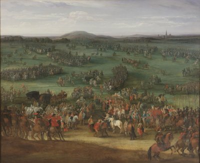 Die Schlacht von Nördlingen II, ca. 1634 von Pieter Meulener